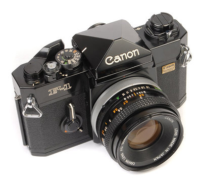 La Canon F1, seconda serie, oggetto del post.
